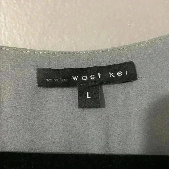 West Kei solid gray top - Picture 3 of 8